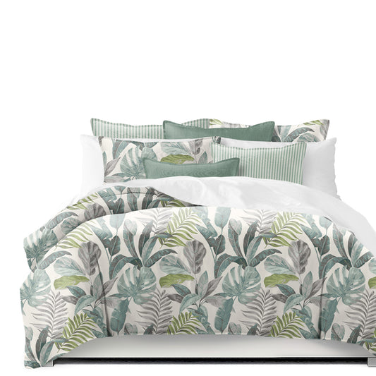 Palm Bay Seafoam Duvet Cover Set