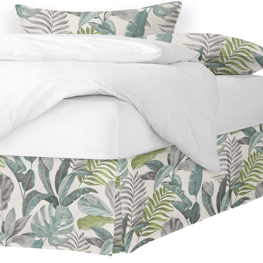 Palm Bay Seafoam Bedskirt