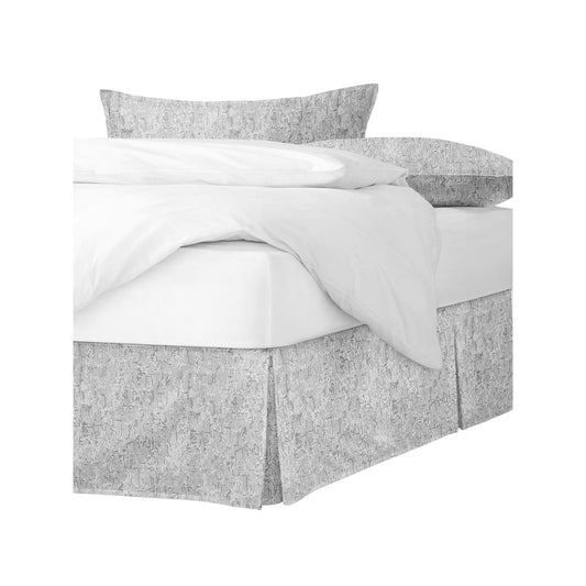 Perry Silver Bedskirt