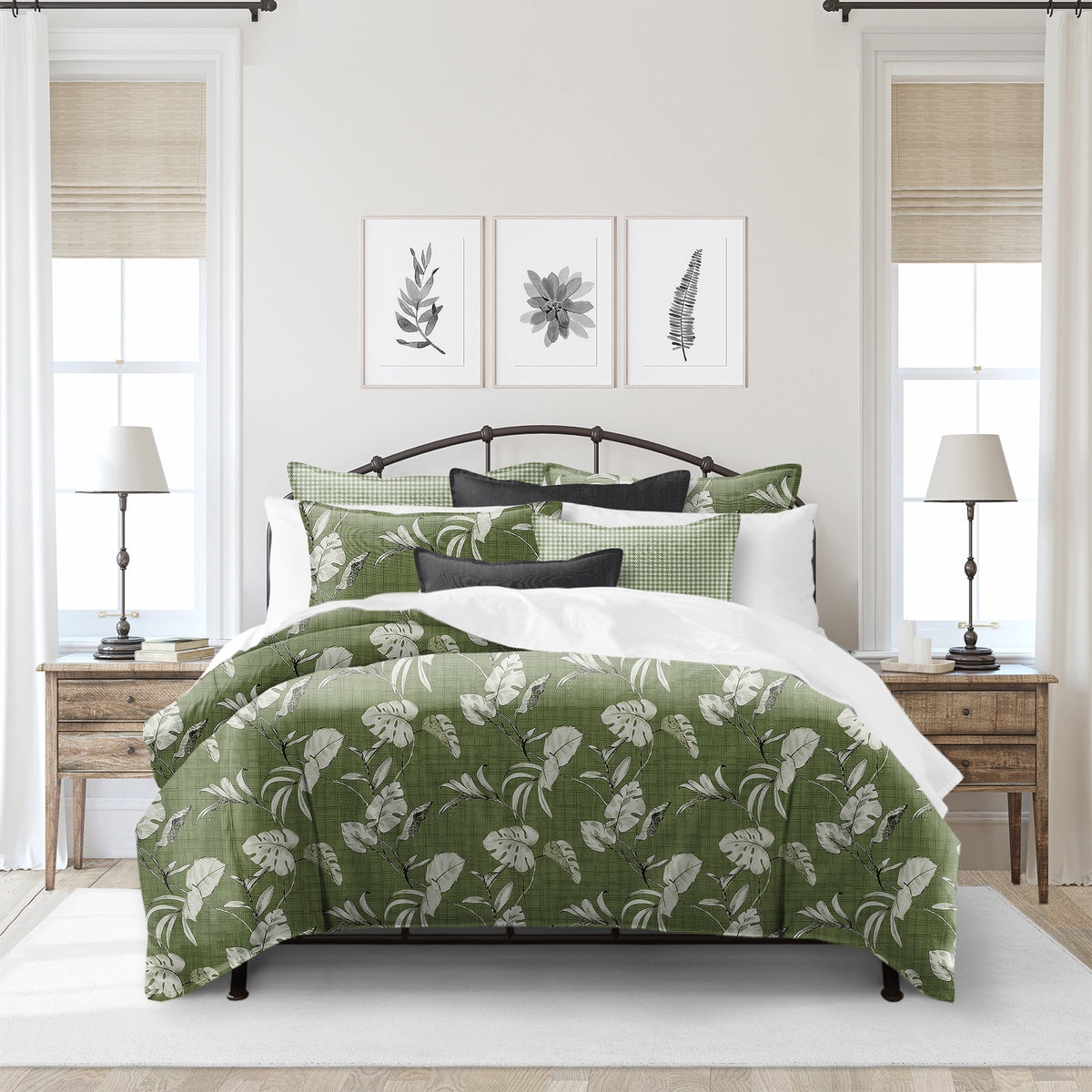 Tropez Green Shams