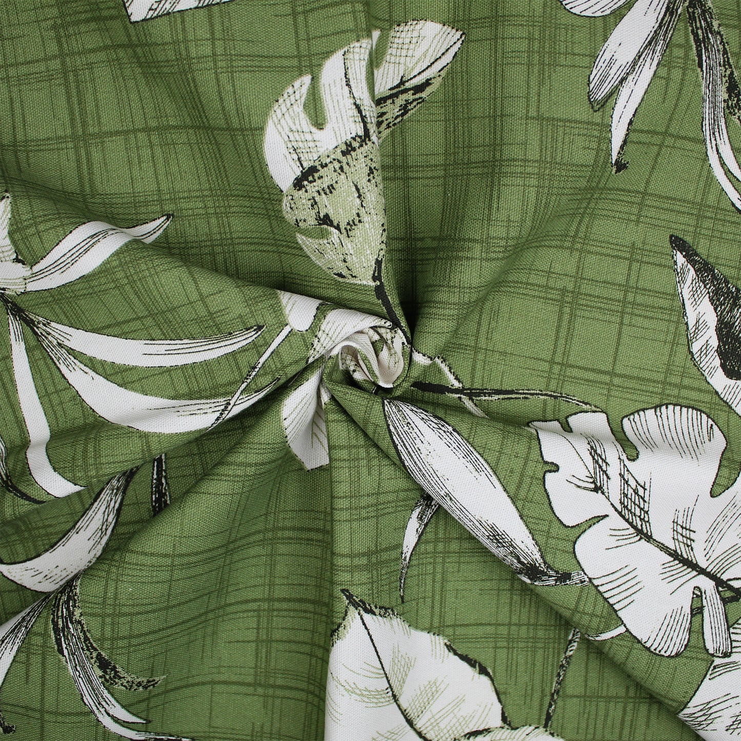 Tropez Green Pole Top Drapes
