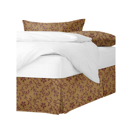 Rima Copper Cranberry Bedskirt