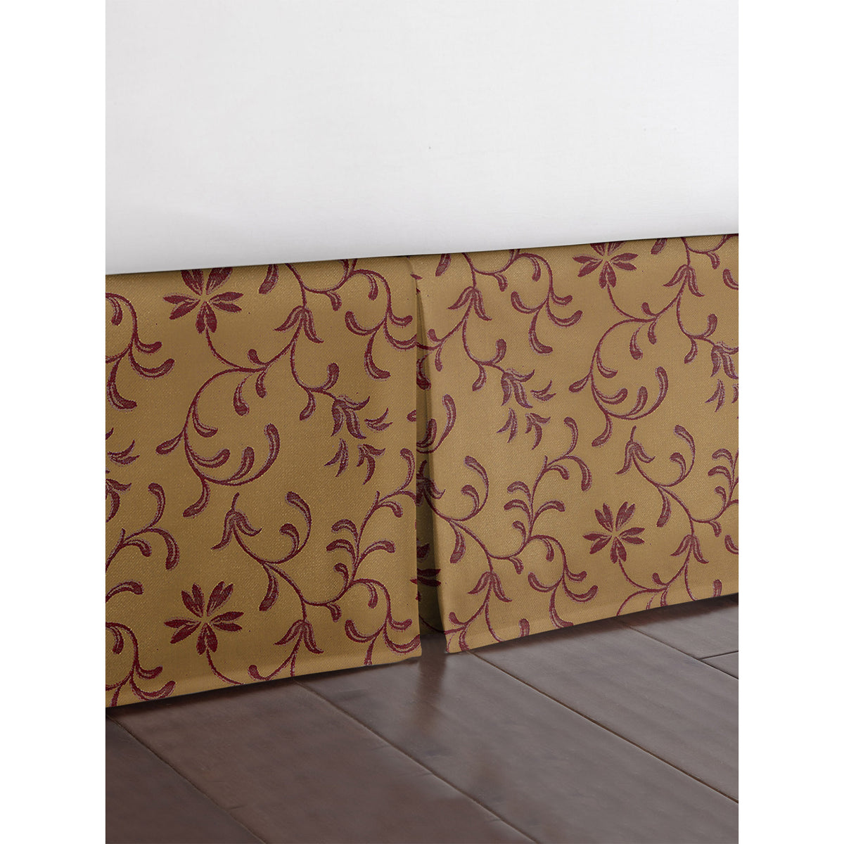 Rima Copper Cranberry Bedskirt