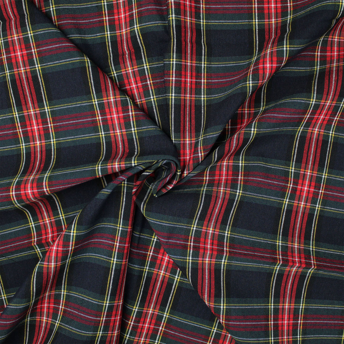 Royal Plaid Navy Duvet Cover Set