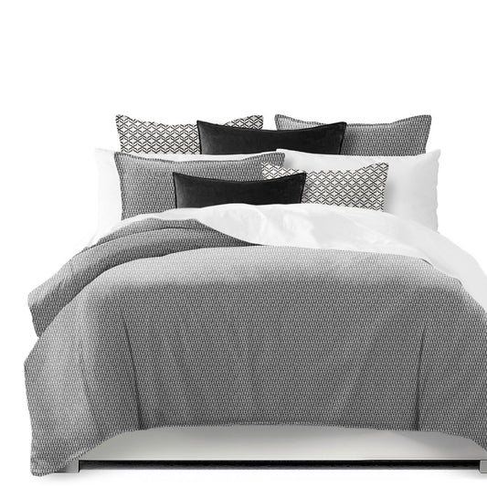 Sora Black Duvet Cover Set