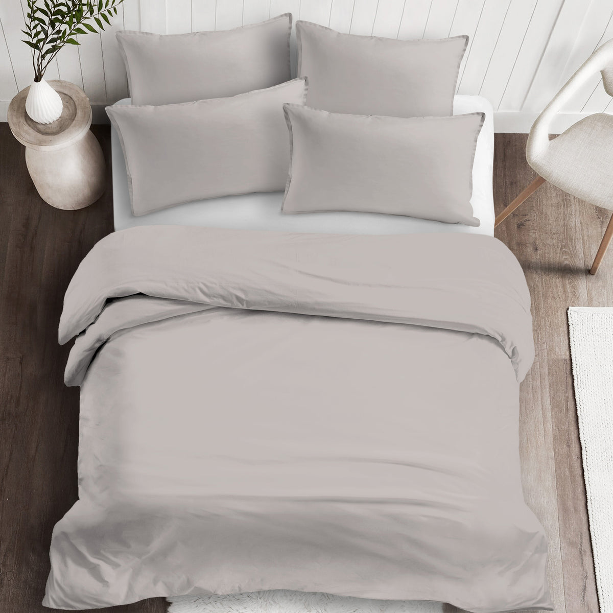 St Anne Cafe au Lait Duvet Cover Set