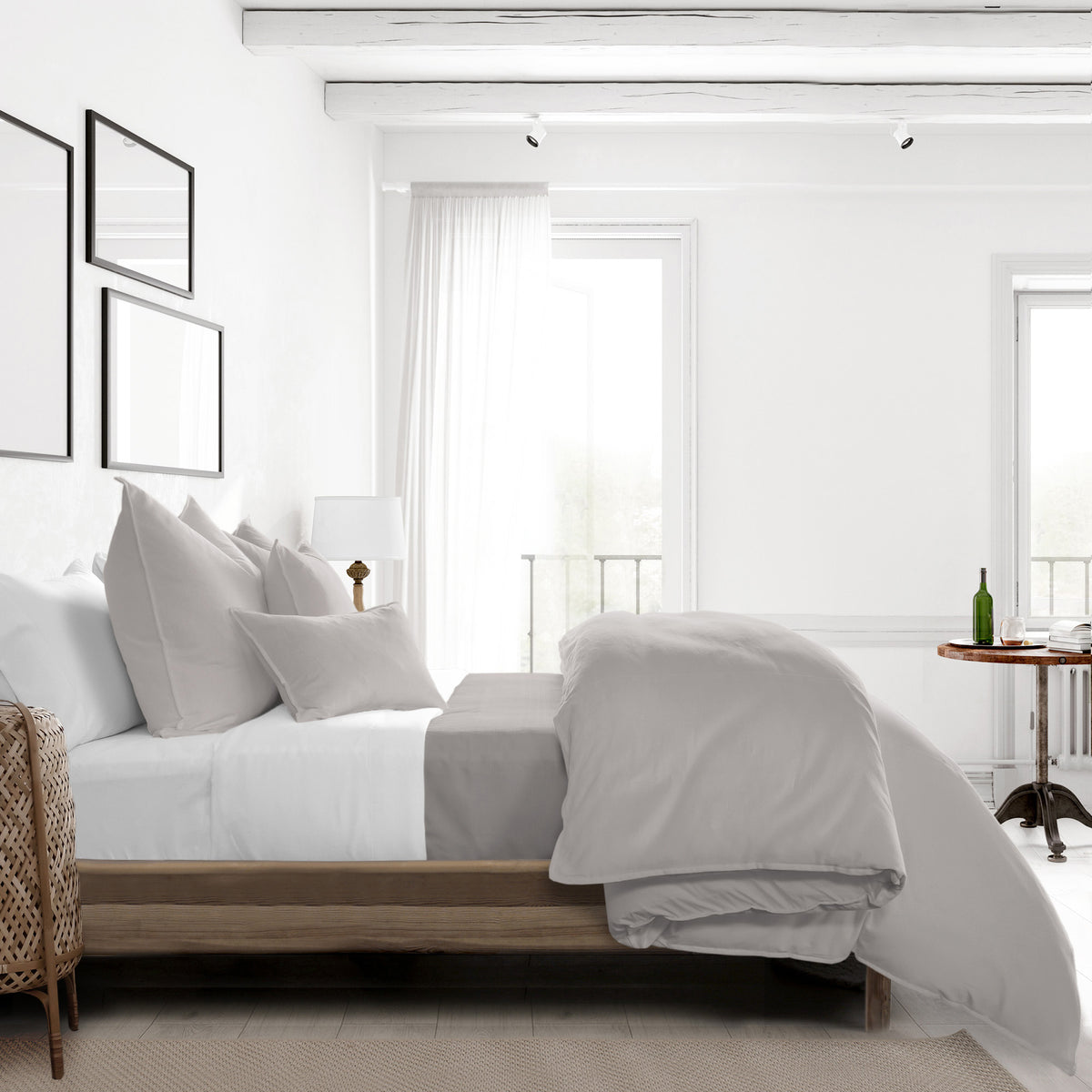St Anne Cafe au Lait Coverlet Set