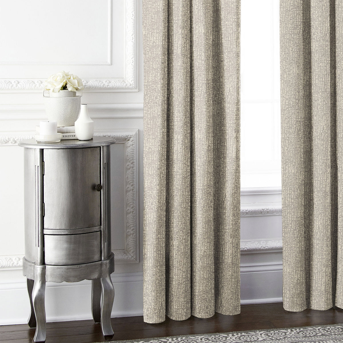 Stonewall Wheat Pinch Pleat Drapes