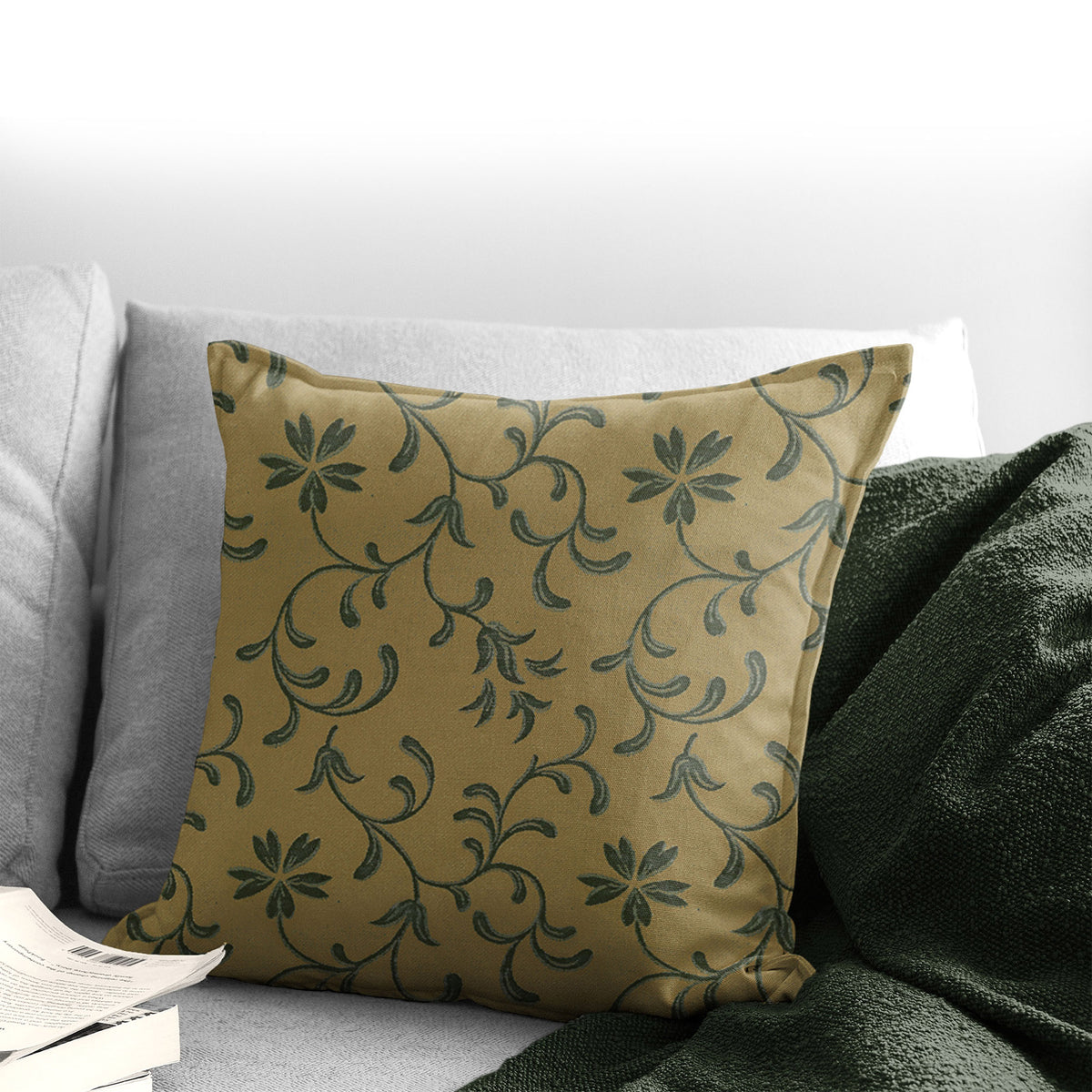 Sumaye Golden Forest Decorative Pillows