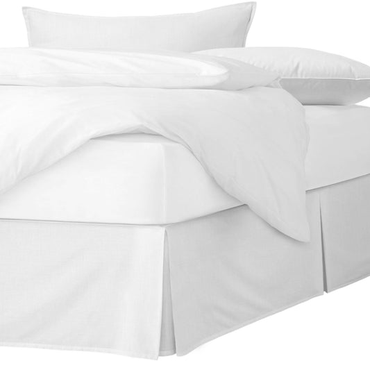 Sutton White Bedskirt