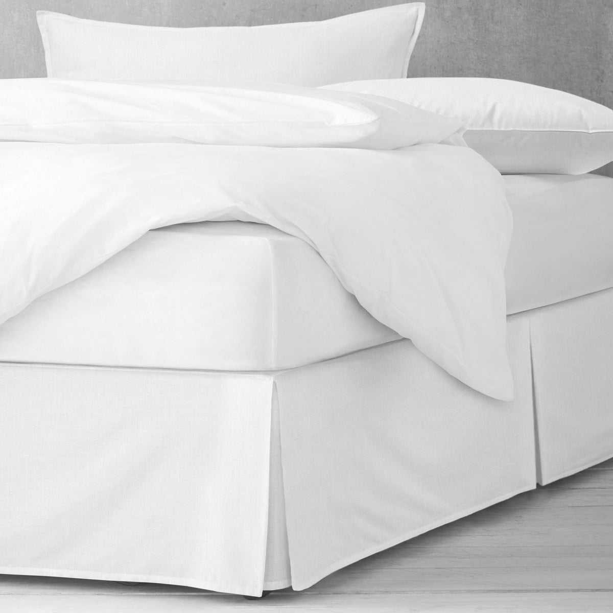 Sutton White Bedskirt