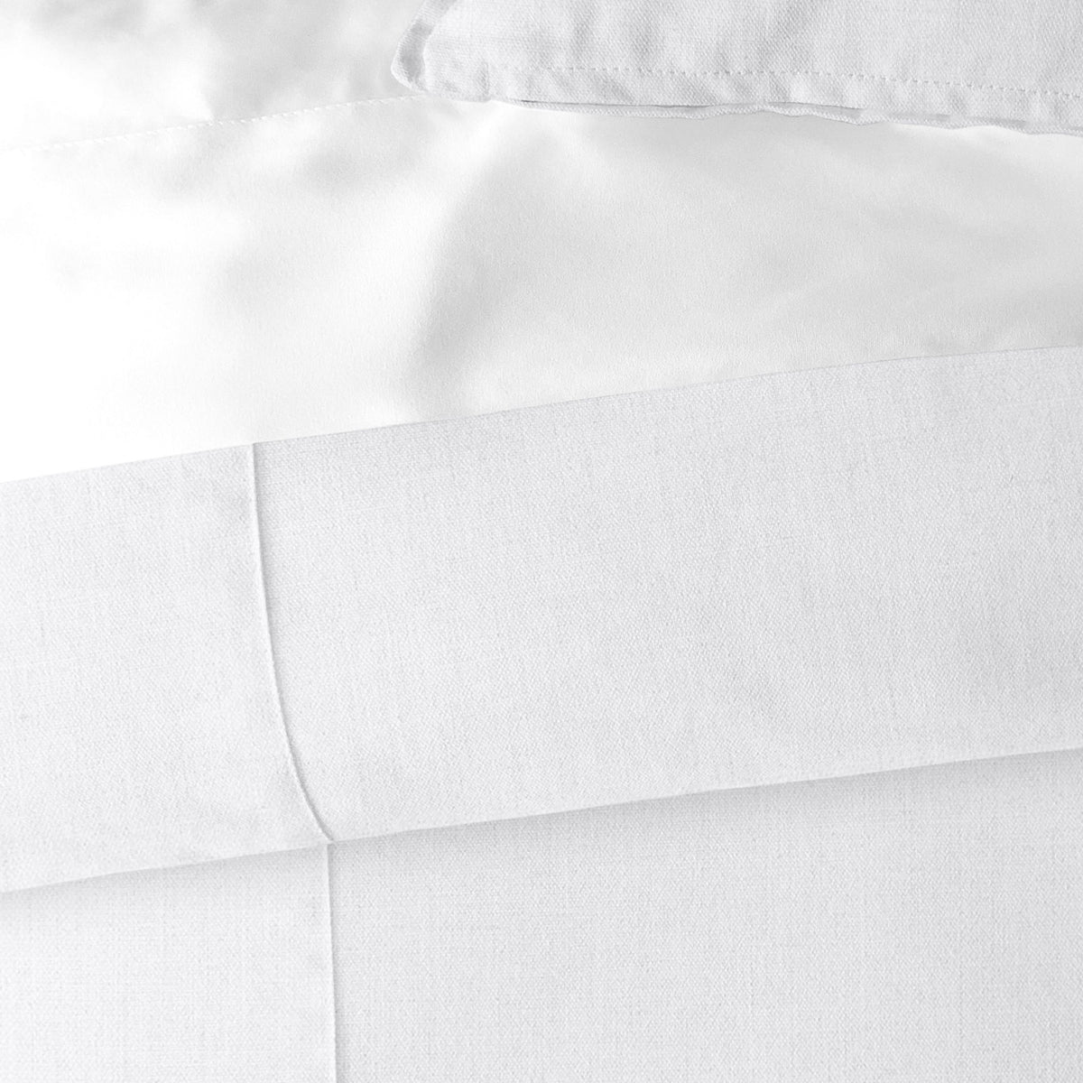Sutton White Duvet Cover Set