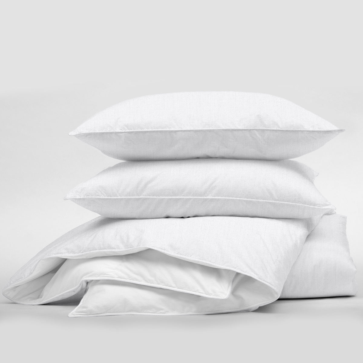 Sutton White Duvet Cover Set