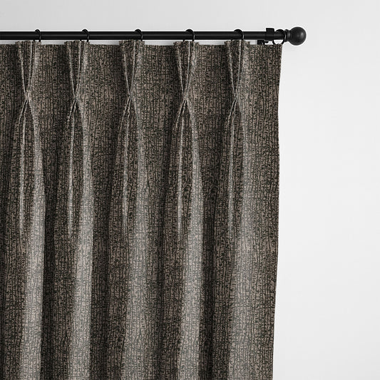 Thayer Umber Pinch Pleat Drapes