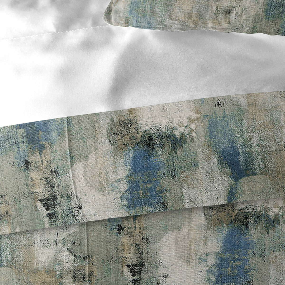 Thiago Linen Dark Denim Blue Comforter Set