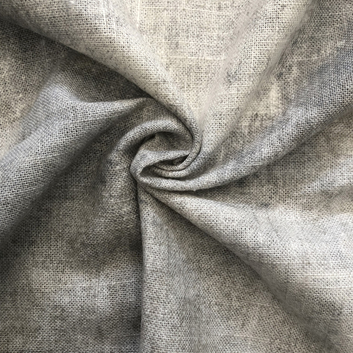 Thiago Linen Taupe (Marble) Pinch Pleat Drapes