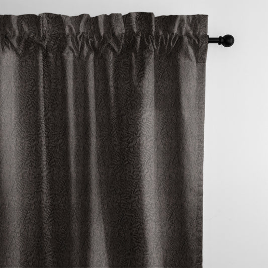 Underwood Chocolate Pole Top Drapes