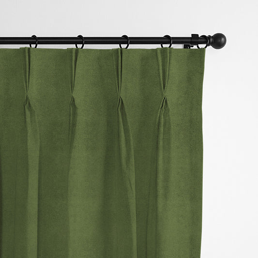 Vanessa Aloe Pinch Pleat Drapes