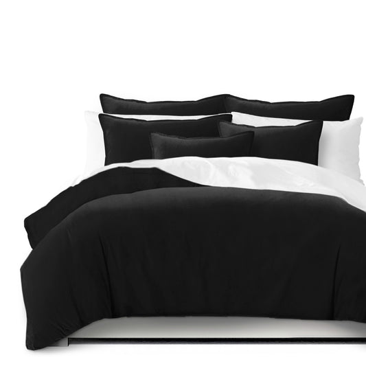 Vanessa Black Duvet Cover Set