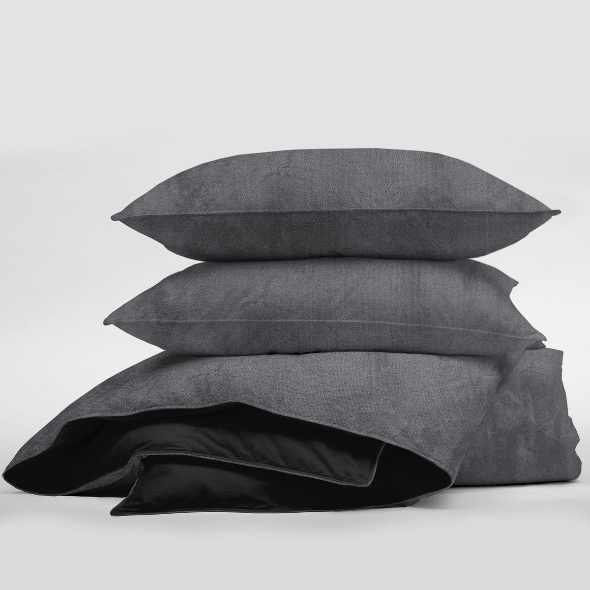 Vanessa Charcoal Coverlet Set
