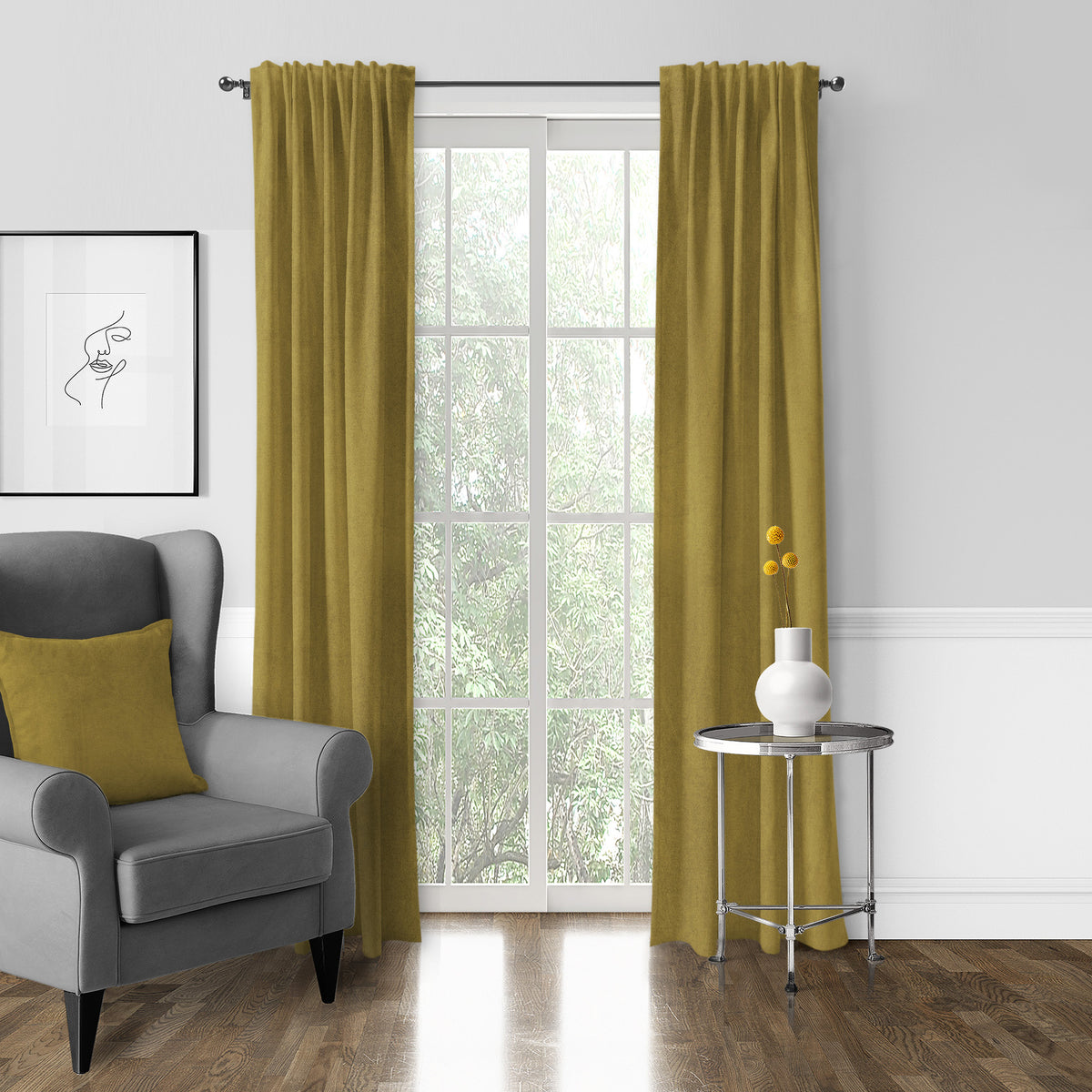 Vanessa Curry Pole Top Drapes
