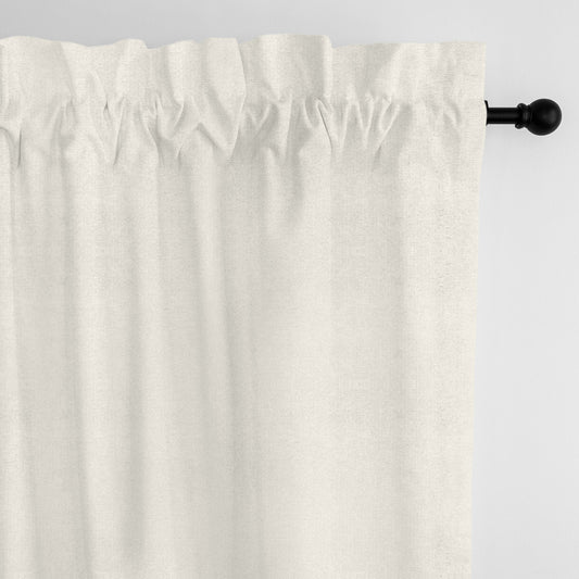 Vanessa Ivory Pole Top Drapes