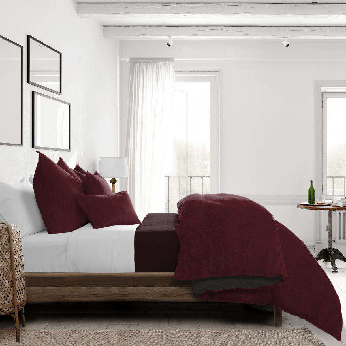 Vanessa Merlot Comforter Set