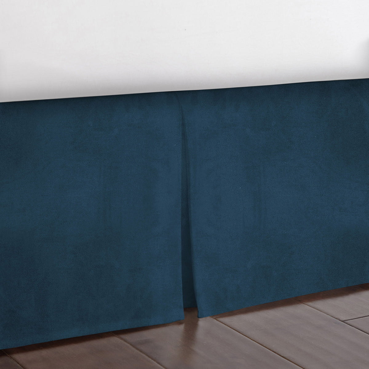 Vanessa Navy Bedskirt